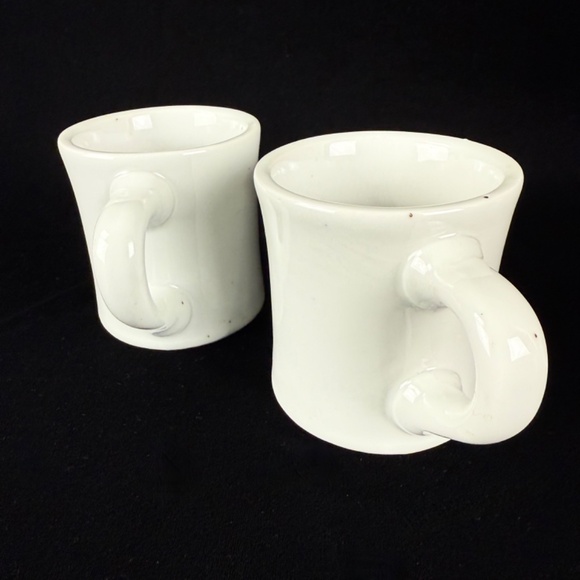 Pair Vintage Galaxy Speckle Ware Coffee Tea Mugs Diner Style Excellent - Picture 10 of 12